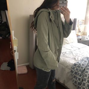 h&m olive jacket